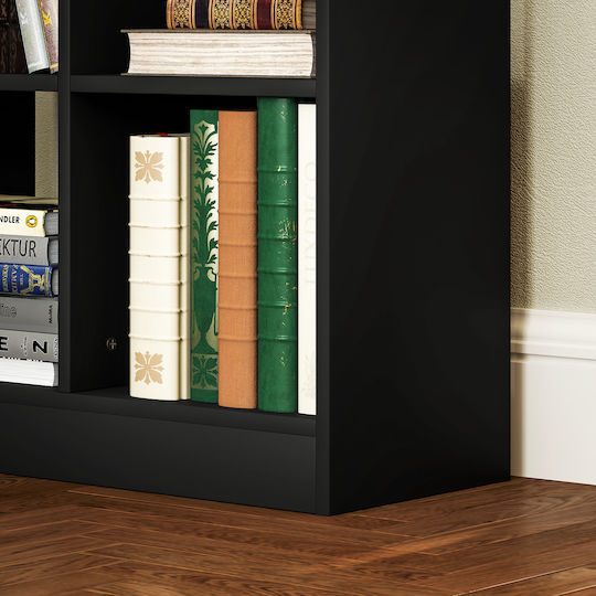 Bookcase Black 60x26x158cm