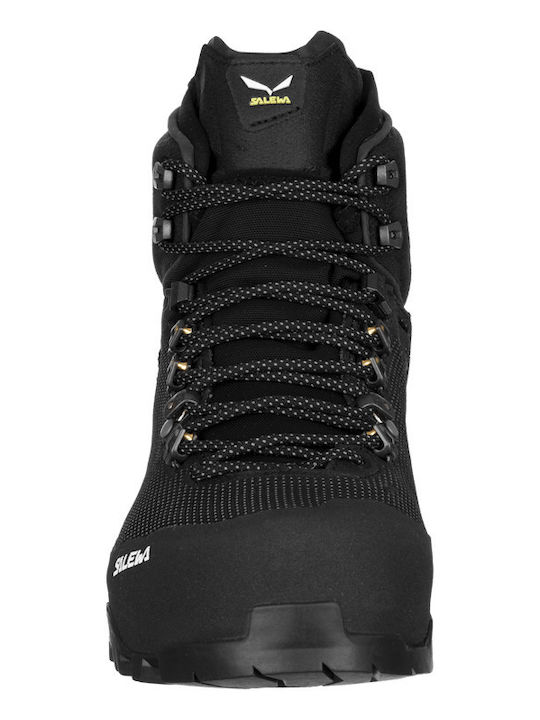 Salewa Ortles Edge Mid Gtx Men's Hiking Boots Waterproof with Gore-Tex Membrane Black