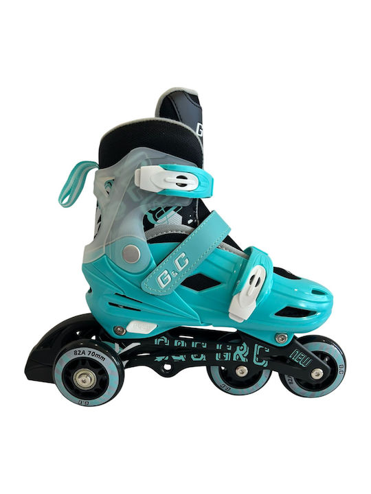 Grass & Co Kids Adjustable Inline / Quad Rollers Blue