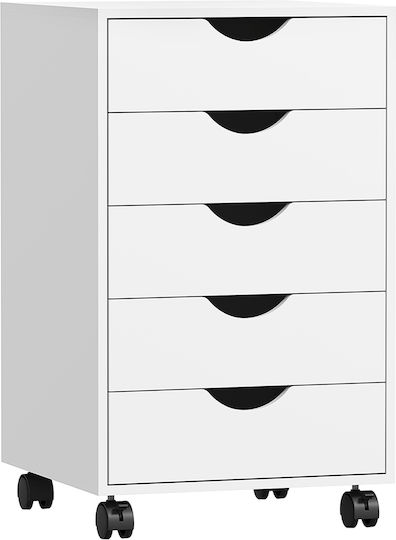 Συρταριέρα Γραφείου από MDF Λευκό 40x40x67cm