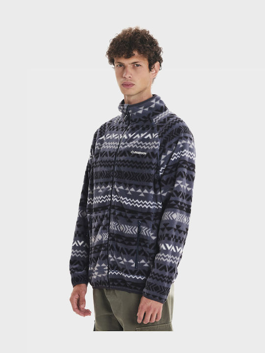 Men's Fleece Cardigan Multicolored