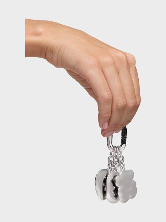 Tous Pack Keychains Hold Pendants Silver Metallic 0350000436
