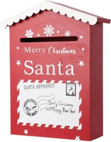 Christmas Wooden Figure Mailbox Height 20cm Decorative (Μiscellaneous Designs/Colors)