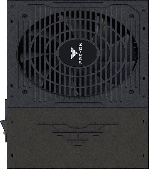 Preyon Nest Windy+ Gaming Midi-Turm Computergehäuse mit Seitenfenster Weiß + Netzteil PREYON EAGLE POWER GOLD 750W