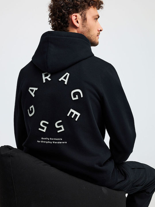 Sweatshirt mit Kapuze Schwarz