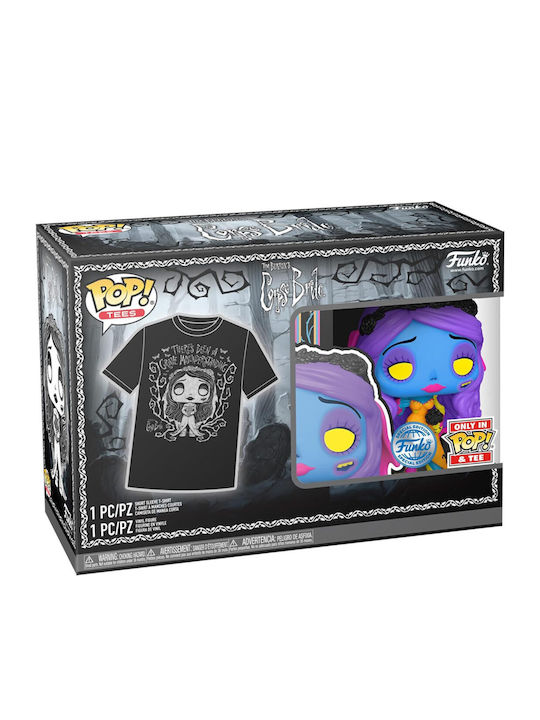 Funko Pop! Tees Movies: Corpse Bride - Emily (Black Light) (XL) (XL)