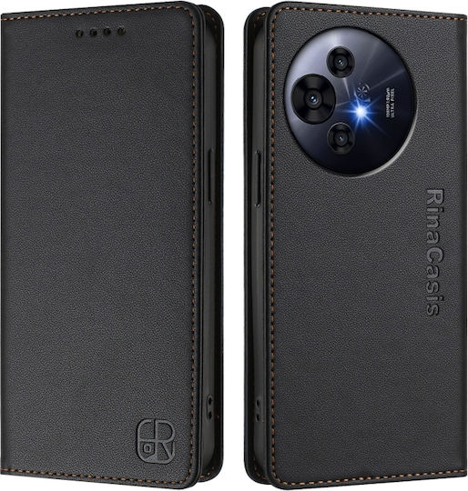 Magnetic Back Cover Piele / Silicon Negru (TCL 50 NXTPAPER 5G / TCL 50 Pro NXTPAPER 5G)