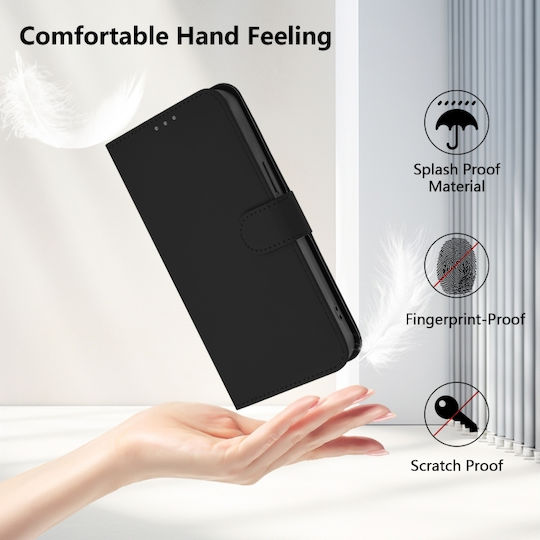 Wallet Piele Negru (TCL 50 NXTPAPER 5G / TCL 50 Pro NXTPAPER 5G)