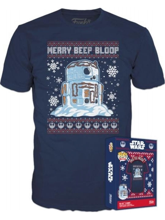 Funko Поп! Tees Филми: Star Wars - R2-D2 Snowman (S) - Фигурка Фънко Снежен човек (С)