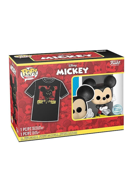 Funko Pop! Тениски (за възрастни): Disney - Mickey Mouse (diamond collection) (special edition) Винилова фигурка Тениска (m)