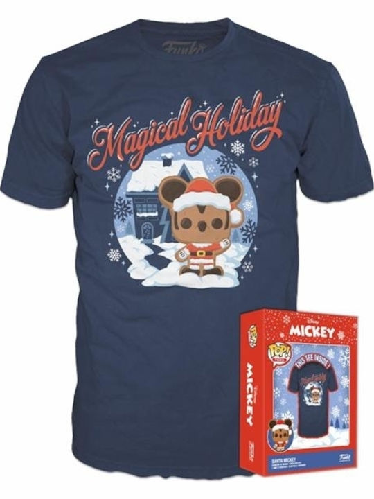 Funko Pop! Tees Disney: Holiday - Santa Mickey (L) Boxed (L)