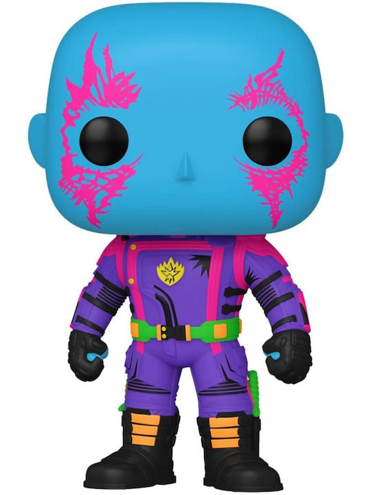 Funko Поп! Tees Marvel: Marvel - Tee Adult: Guardians of the Galaxy - Drax (Blacklight) Vinyl Figure and T-Shirt (L) (Черна светлина) Специално издание