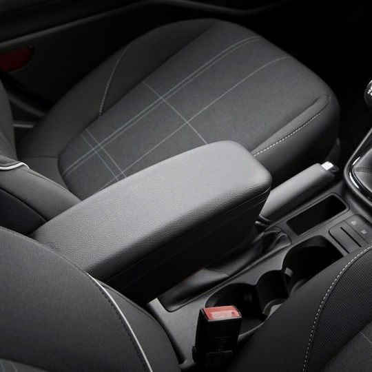 Rati Armster Car PU Armrest for Dacia Duster 2018-2019 Black