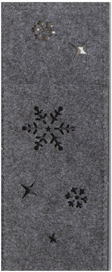 Nef-Nef Homeware Snow Christmas Case for Cutlery Fabric Beige L26xW10cm.