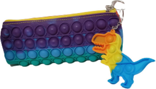 Luna Pop It Fidget Federmäppchen Orange - Red