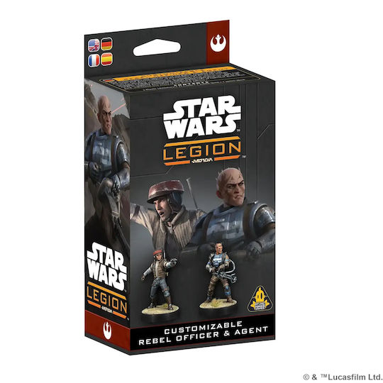 Star Wars Legion Customizable Rebel Officer & Agent En De Sp Fr