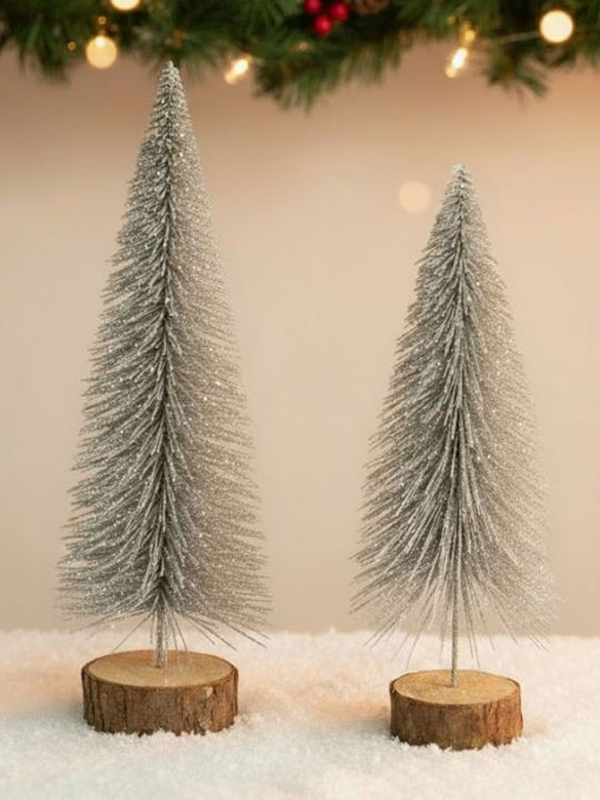 Christmas Decorative Tree 30cm Silver