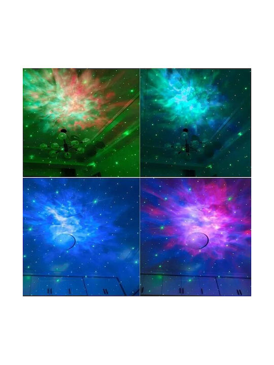 Led Kids Projector Lamp with Star Projection with Color Changes White