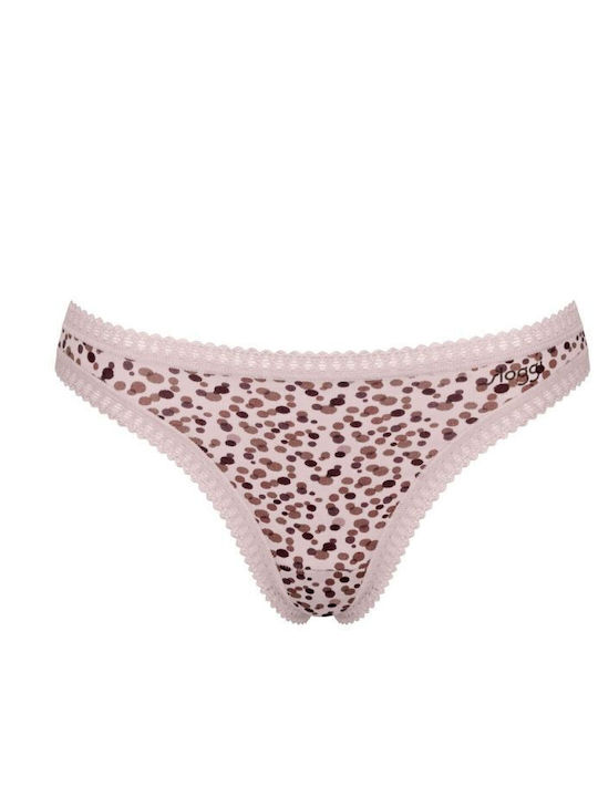 Βαμβακερά Γυναικεία String 3Pack με Δαντέλα
