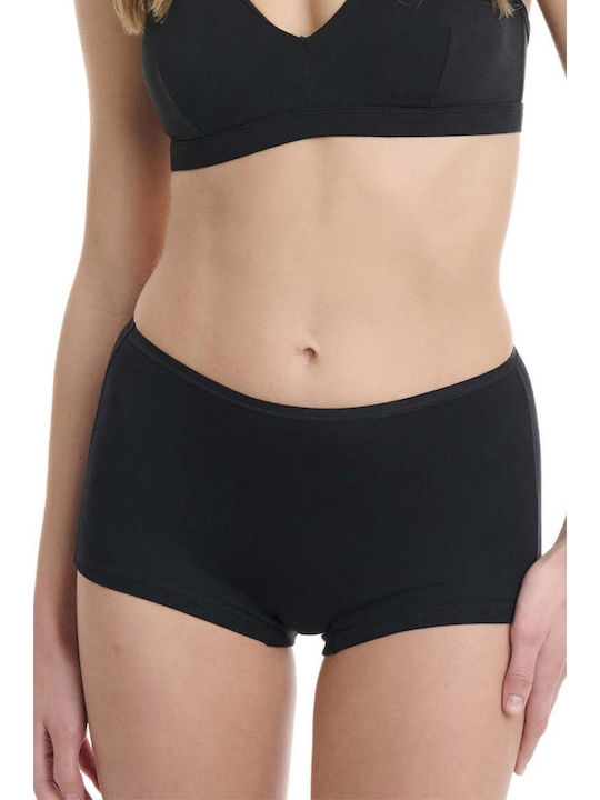 Bamboo Γυναικεία Boxer 2Pack Μαύρο