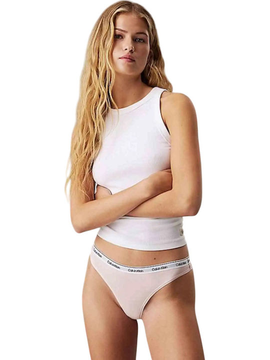 Βαμβακερά Γυναικεία String MultiPack Nude,Μπορντό,Σάπιο μήλο