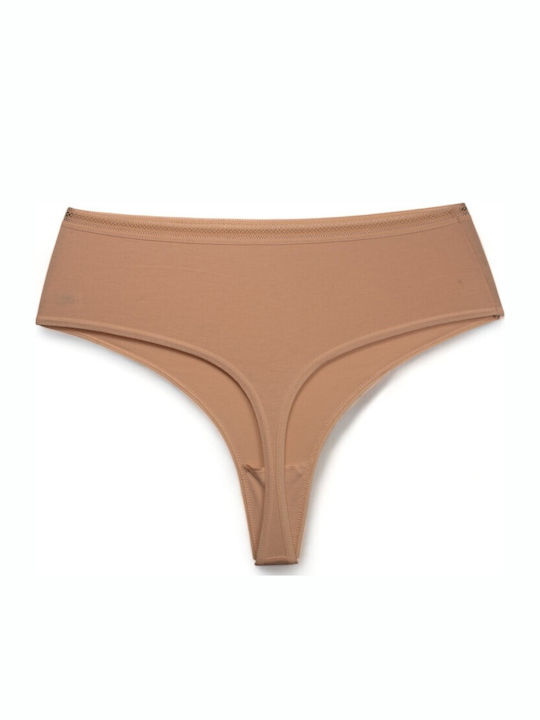 Βαμβακερά Γυναικεία Slip 3Pack Μπεζ