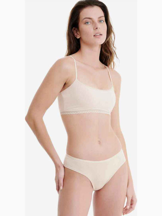 Bamboo Women's Slip 2Pack Seamless Beige