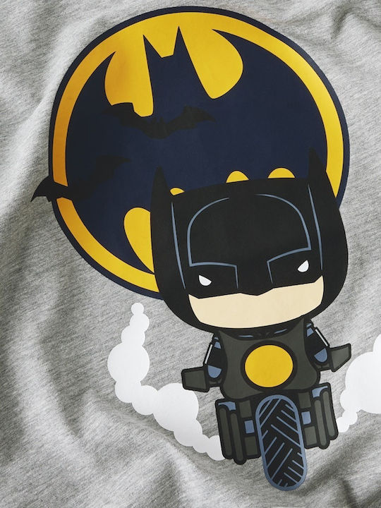 Παιδική Μπλούζα Μακρυμάνικη Γκρι Batman