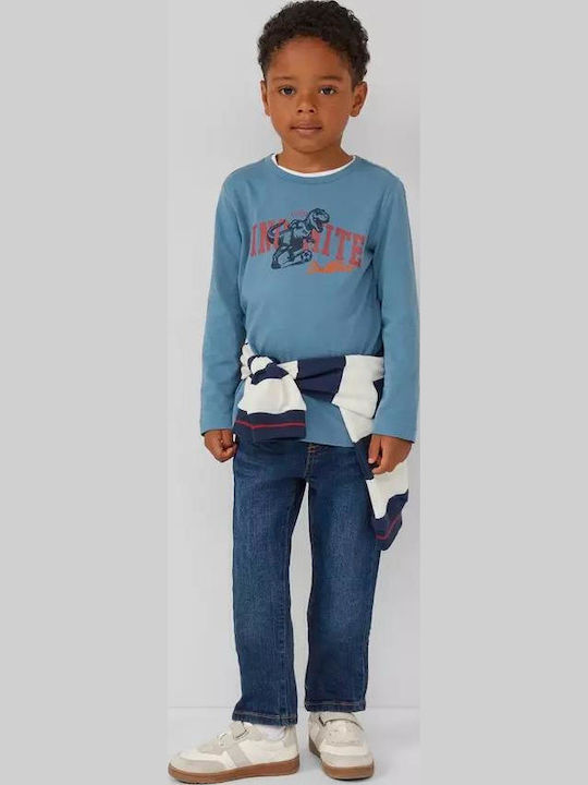 Kids' Shirt Long Sleeve Blue Raff