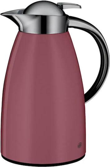 Alfi Stainless Steel Glass Thermos Bottle 1L Pink Matte