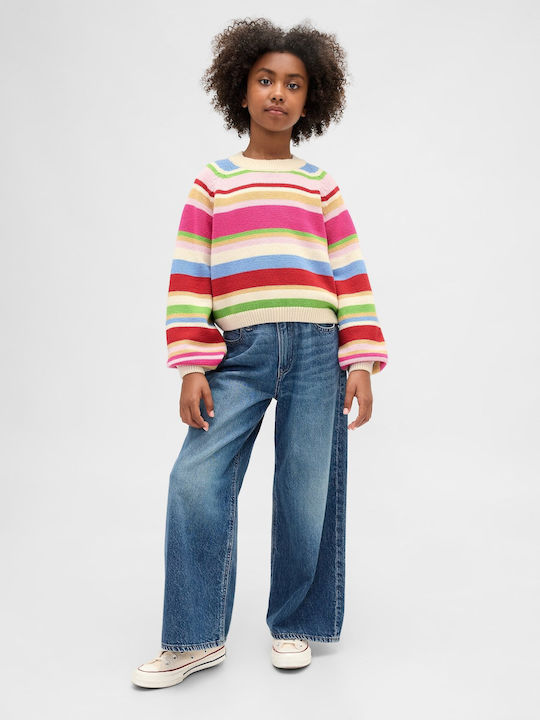 Pulover pentru copii Cu mânecă lungă Multi Stripe