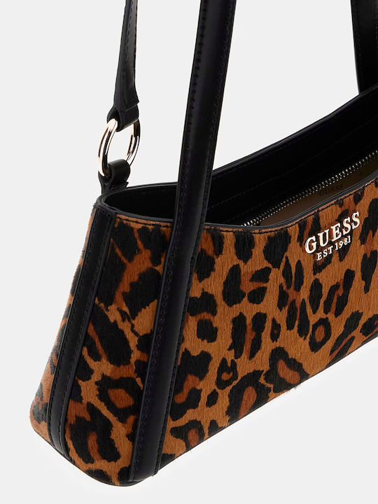 Domitilla Leder Damentasche Schultertasche Braun