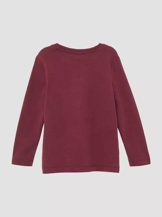 Kids' Shirt Long Sleeve Bordeaux