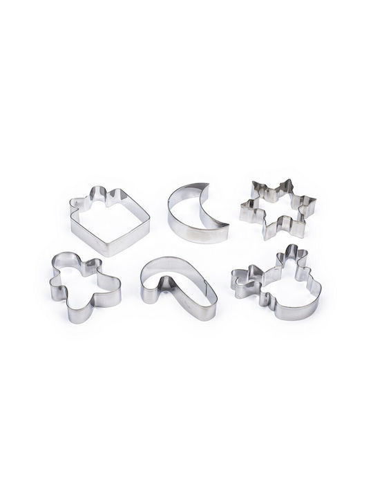 Tri-Coastal Design Set Forme Pentru Prăjituri De Crăciun Brazi 6 Bucăți