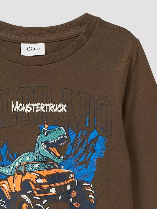 Kids' Shirt Long Sleeve Khaki