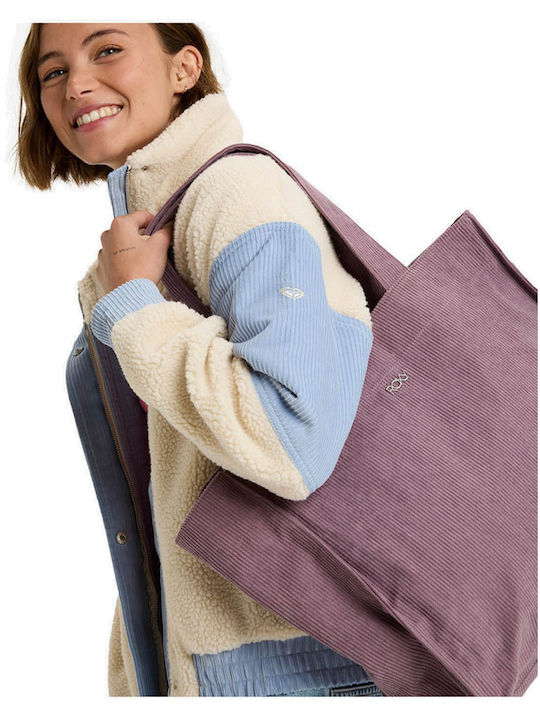 Fabric Women's Tote Bag Purple