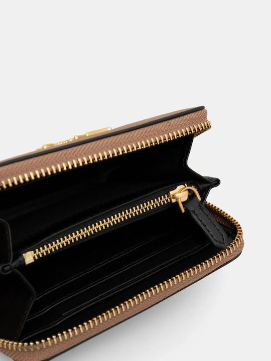 Signature Klein Leder Damen Geldbörse Klassisch Schwarz