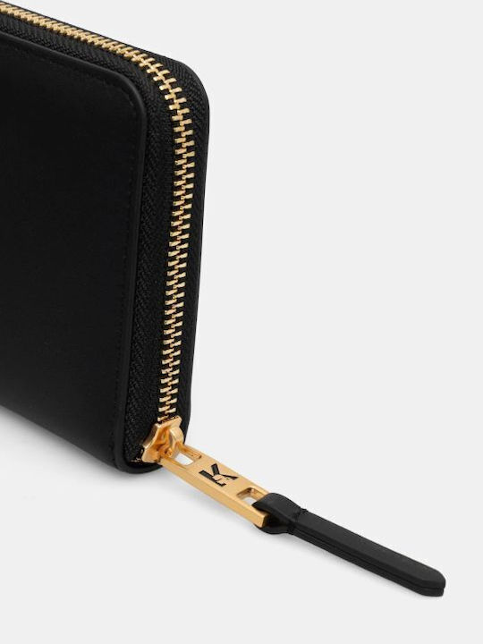 Signature Klein Leder Damen Geldbörse Klassisch Schwarz