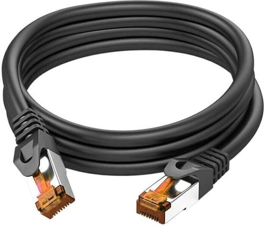 Libox S/FTP Kat.6a Gigabit Netzwerkkabel Ethernet 5m Schwarzes
