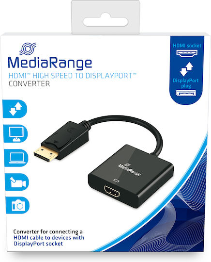 MediaRange Converter DisplayPort male to HDMI female 1pcs MRCS177