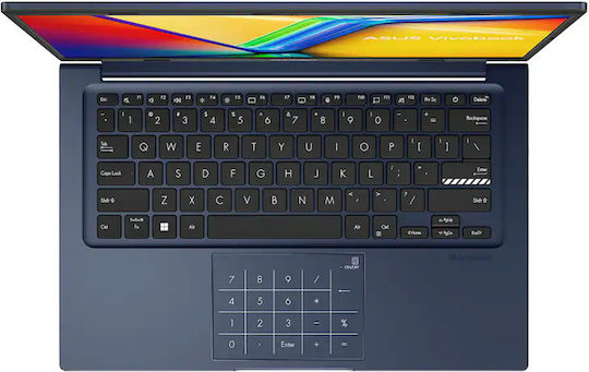 Asus Vivobook 14 X1404VA-I512256 14" FHD (i5-1334U/12GB/256GB SSD/W11 Home) Quiet Blue (US Keyboard)