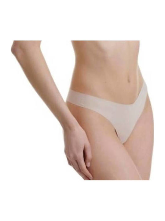 Damen Zeichenfolge 2Pack Nahtlos Beige