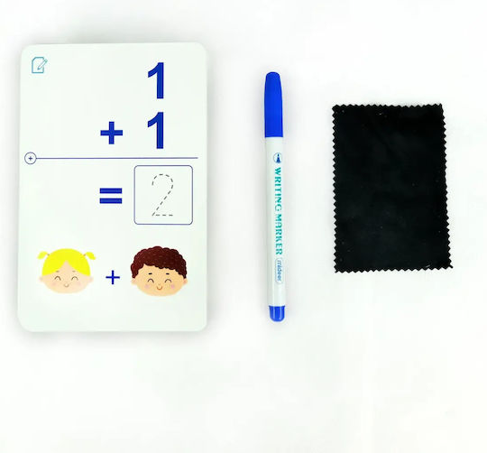 Mideer Write & Wipe Math Cards – Επαναχρησιμοποιούμενες Εκπαιδευτικές Κάρτες Μαθηματικών 3+ Ετών
