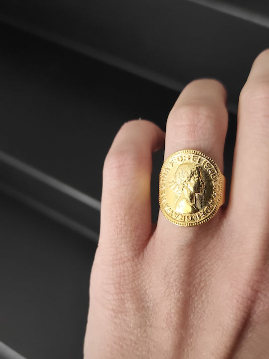 Kloxx Ring made of Silver Gold Plated