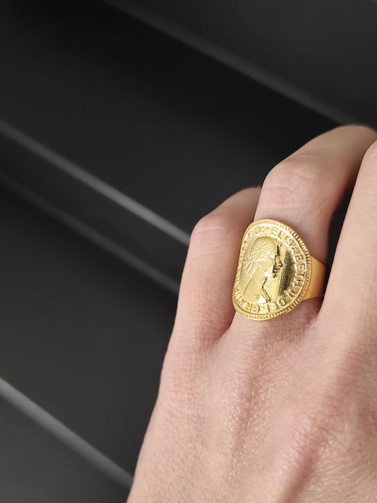 Kloxx Ring made of Silver Gold Plated