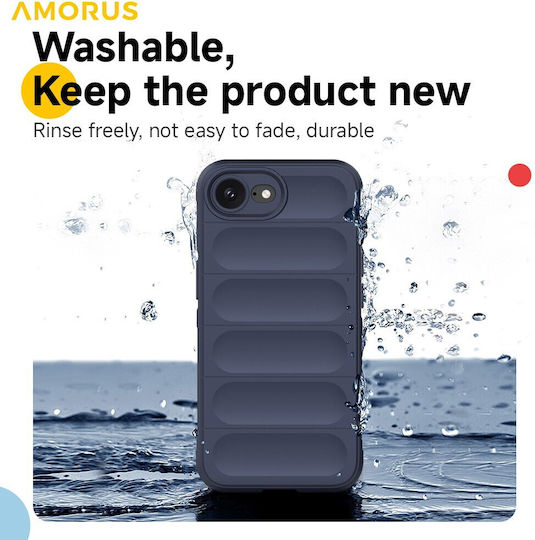 Amorus Back Cover Σιλικόνης Μπορντό (Poco F7)