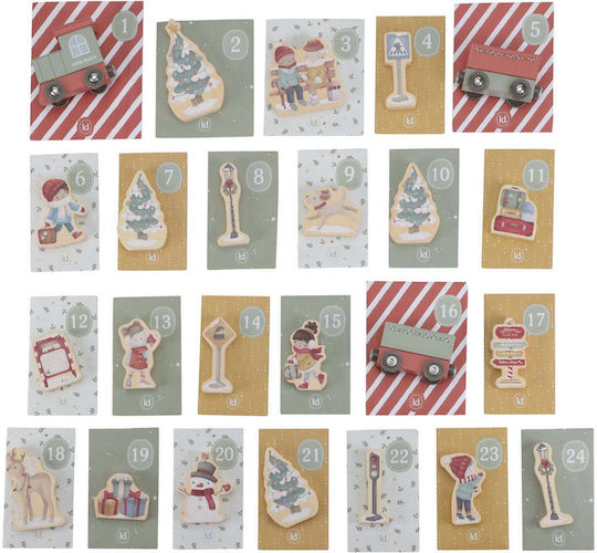 Little Dutch Advent Calendar Τρένο Χάρτινο