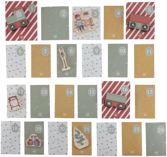 Little Dutch Advent Calendar Τρένο Χάρτινο