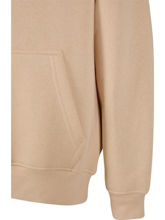 Kids Sweatshirt with Hood and Pockets Sand