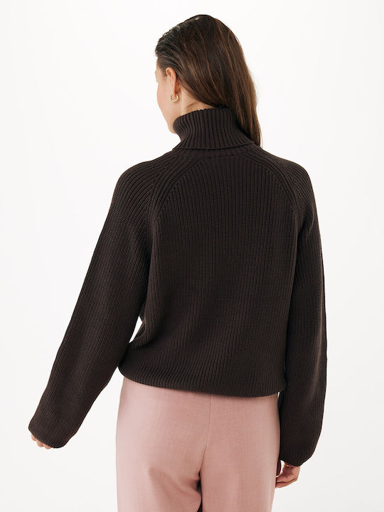 Women's Sweater Dark Brown, Brown